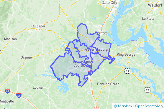 Service Area Map
