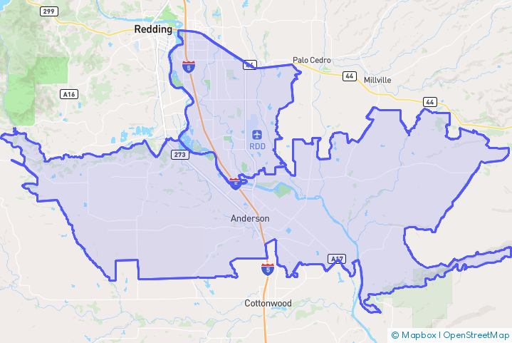 Service Area Map