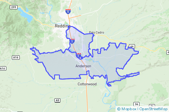 Service Area Map