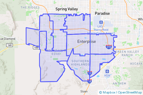 Service Area Map