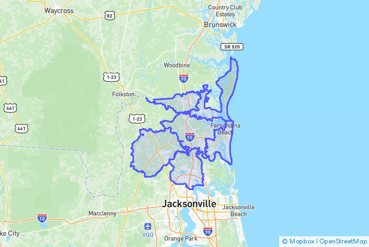 Service Area Map