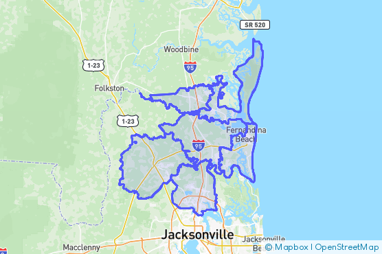 Service Area Map