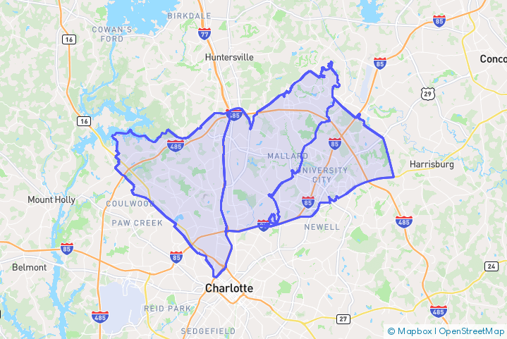 Service Area Map
