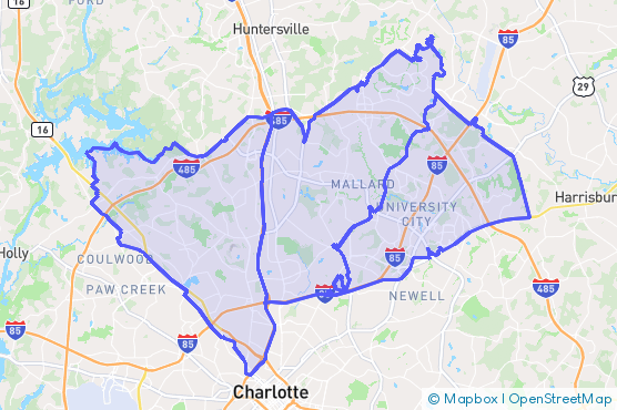 Service Area Map