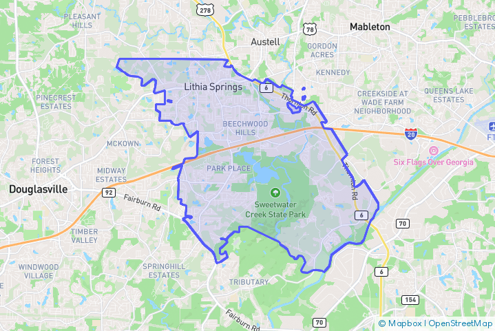Service Area Map