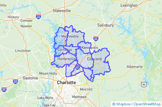 Service Area Map