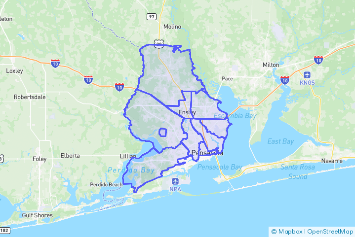Service Area Map