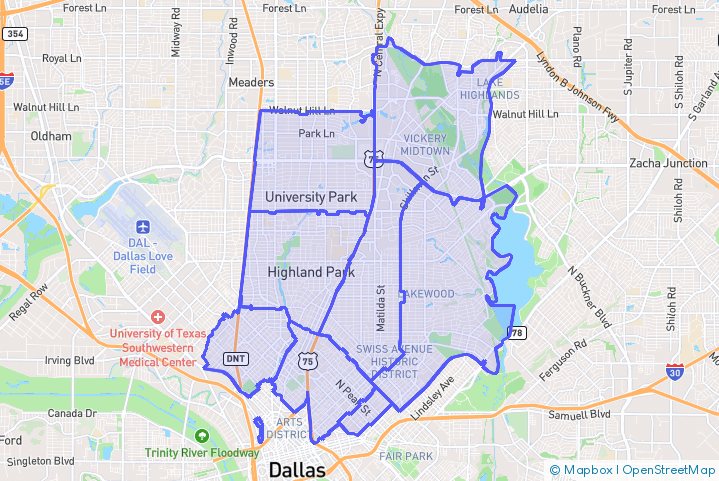 Service Area Map