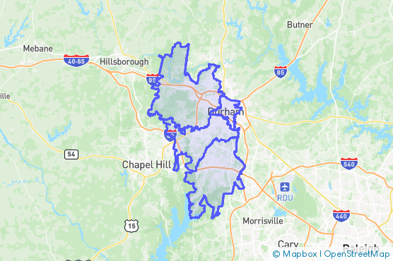 Service Area Map