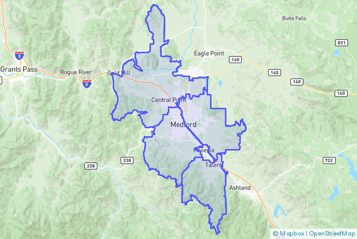 Service Area Map