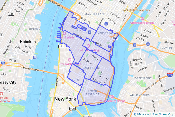 Service Area Map