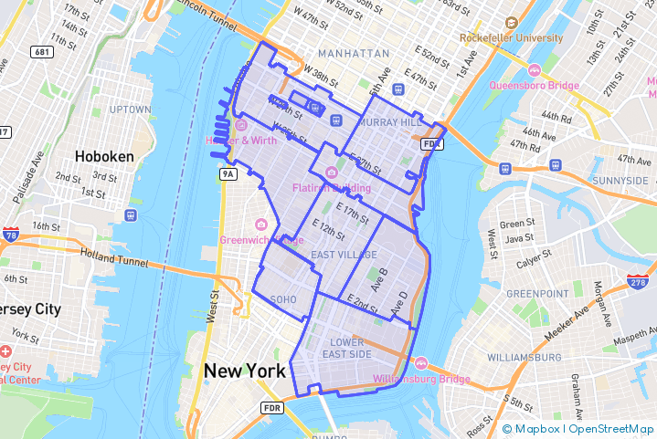 Service Area Map
