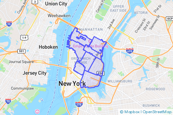 Service Area Map