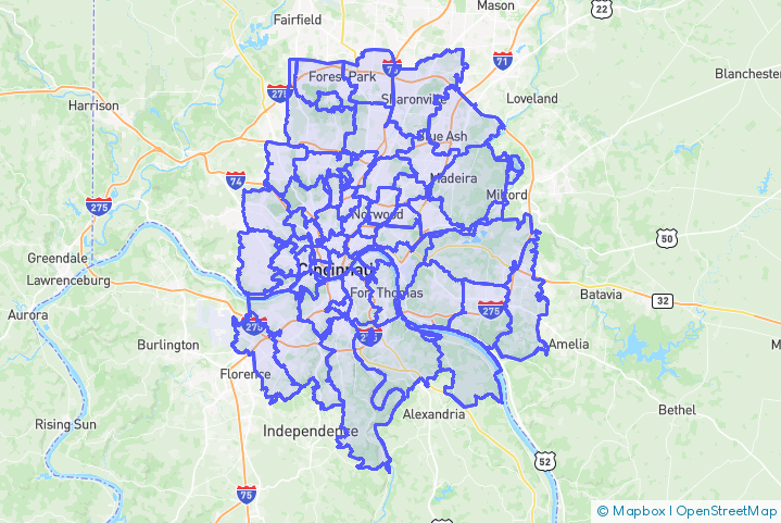 Service Area Map