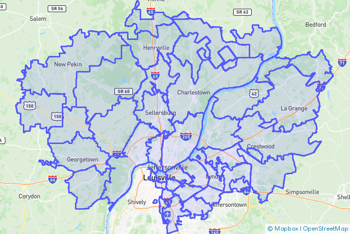 Service Area Map