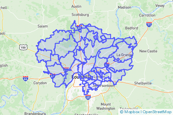 Service Area Map