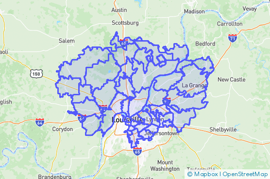 Service Area Map