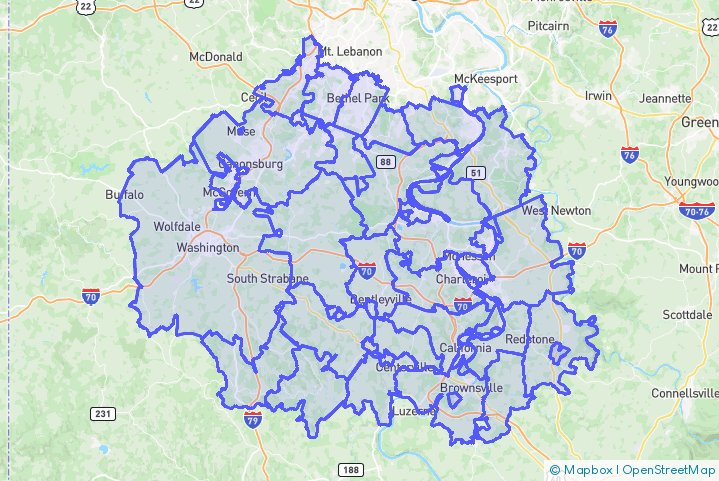Service Area Map