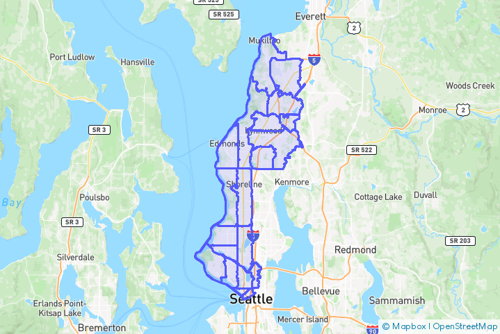Service Area Map