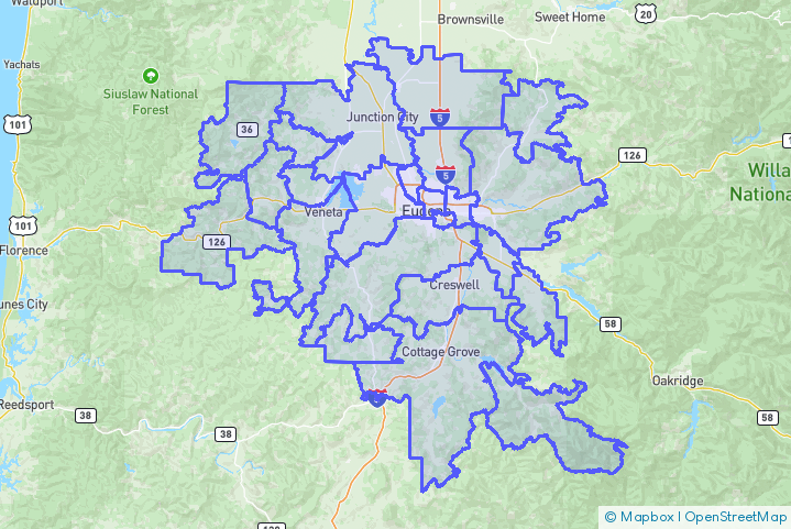 Service Area Map