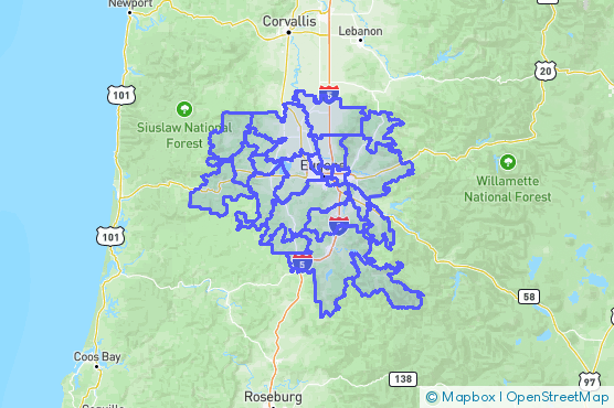 Service Area Map