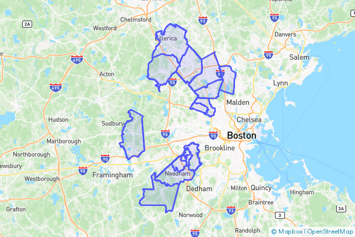 Service Area Map