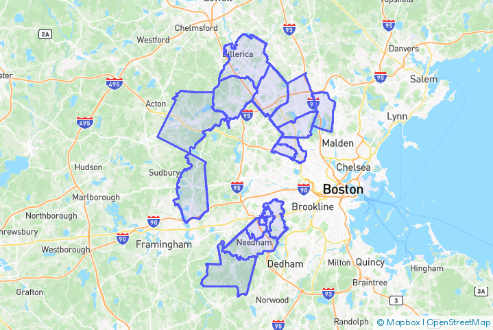 Service Area Map