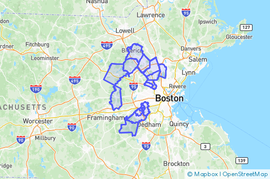 Service Area Map