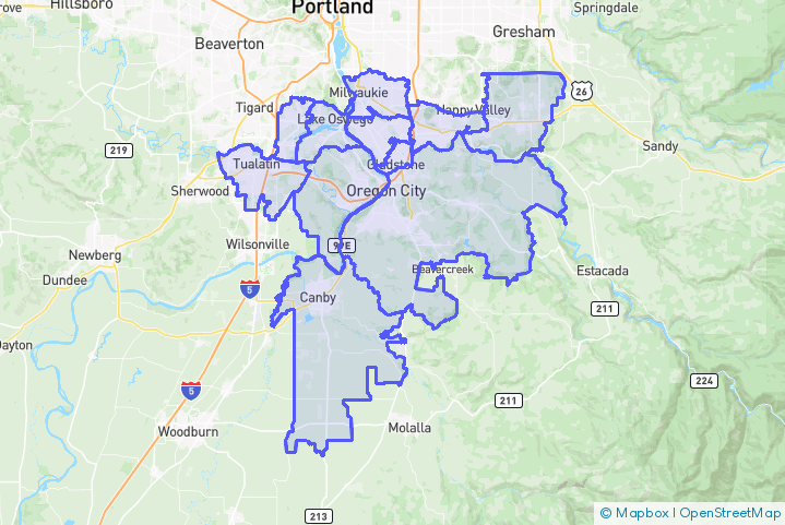 Service Area Map