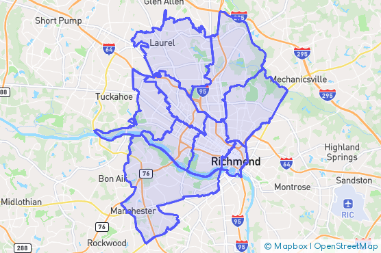 Service Area Map