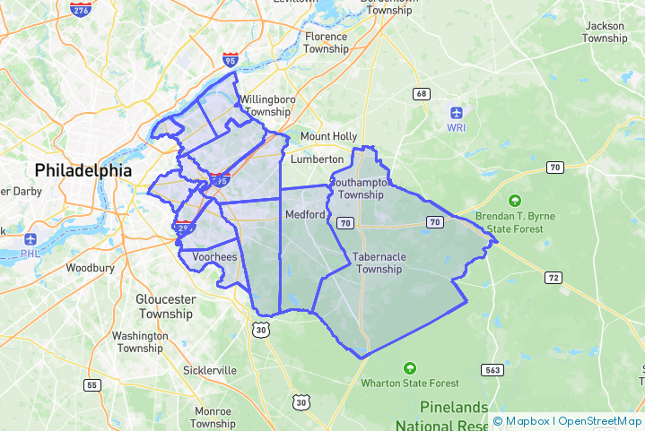 Service Area Map