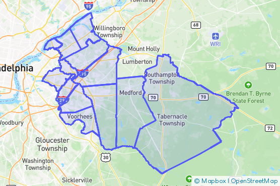 Service Area Map