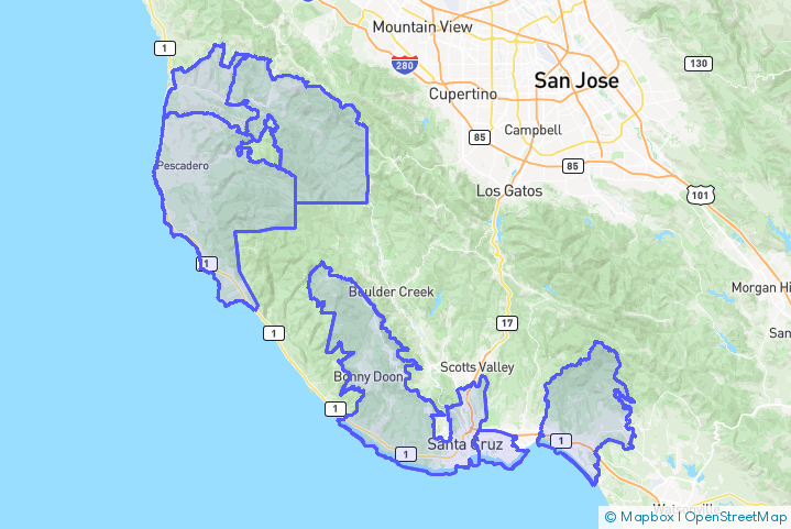 Service Area Map