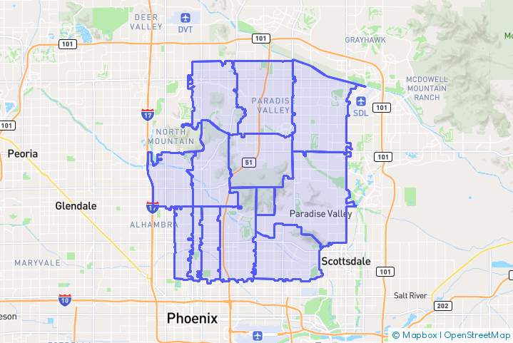 Service Area Map