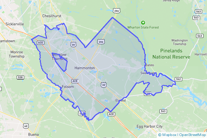 Service Area Map