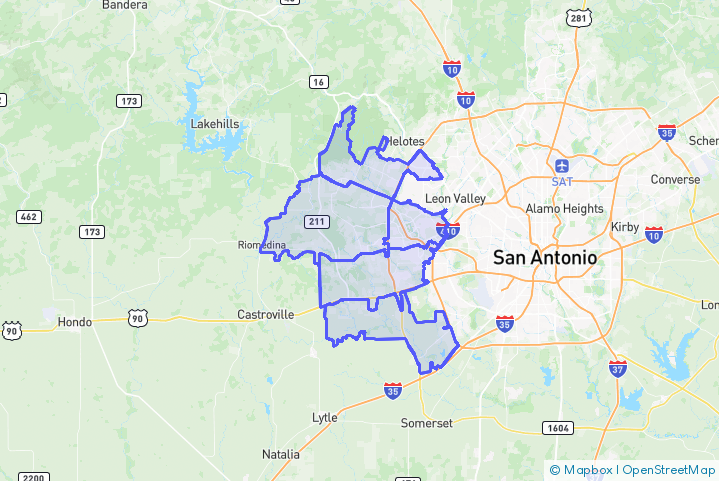 Service Area Map