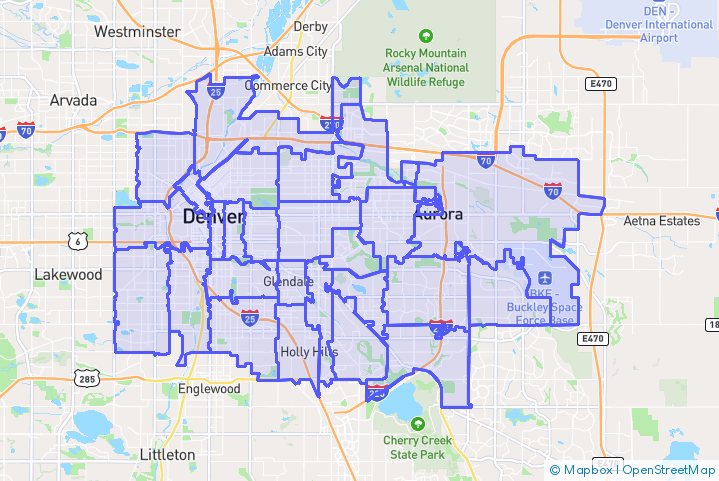 Service Area Map
