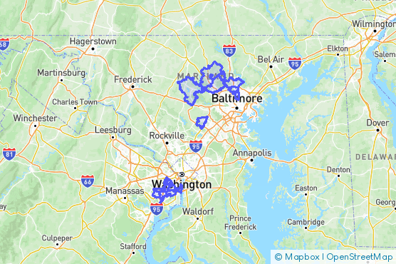 Service Area Map