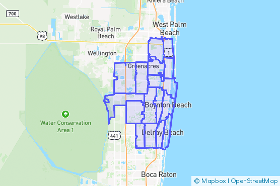 Service Area Map
