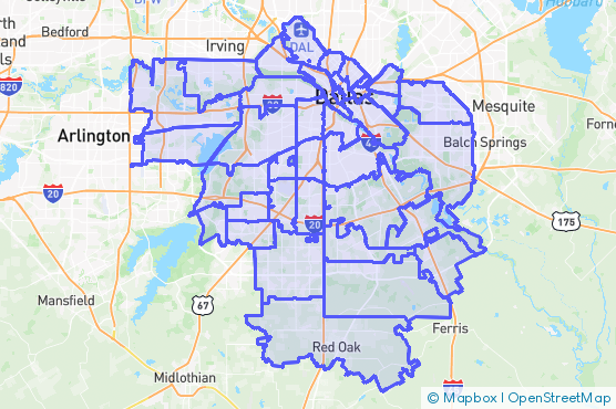 Service Area Map
