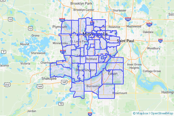 Service Area Map