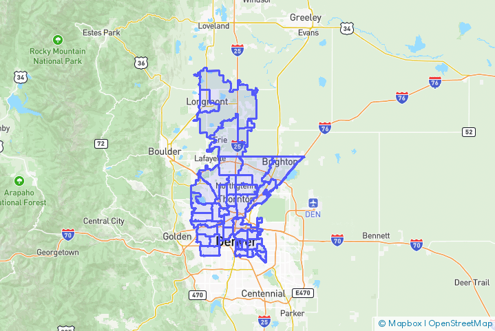 Service Area Map