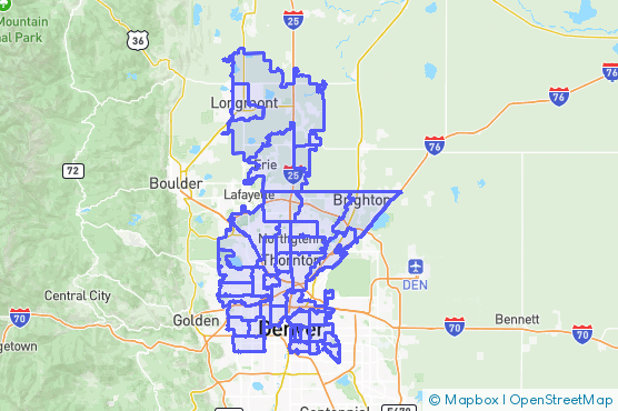 Service Area Map