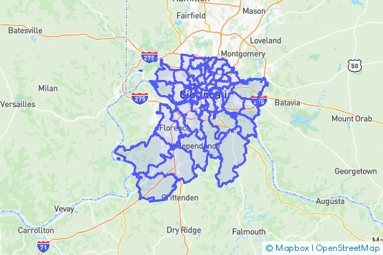 Service Area Map