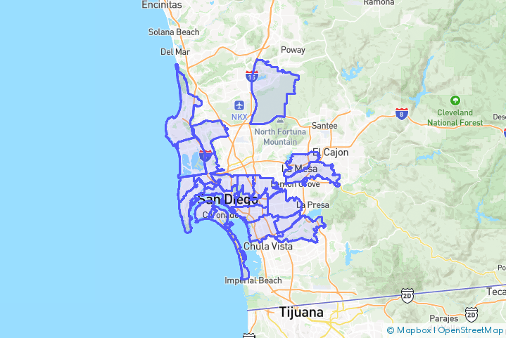 Service Area Map