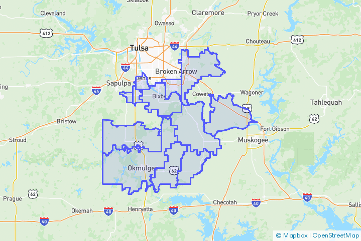 Service Area Map