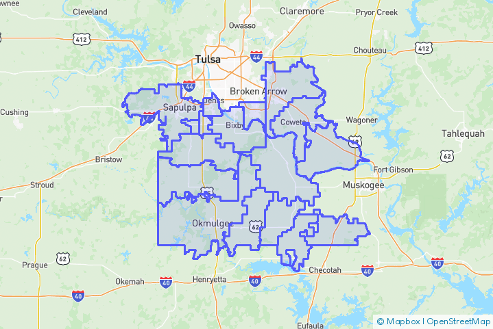 Service Area Map