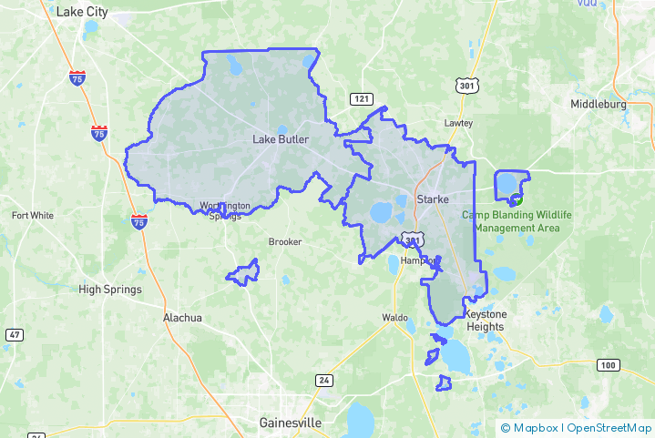Service Area Map