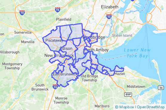 Service Area Map