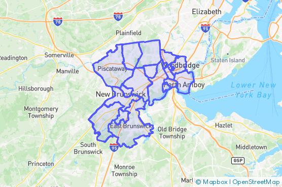 Service Area Map